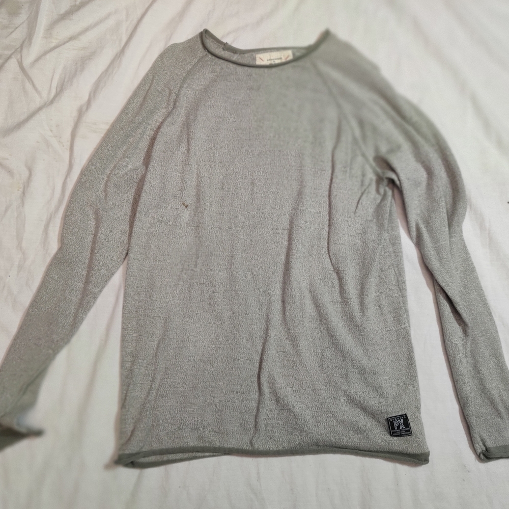 PX Clothing Gray Long Sleeve Shirt